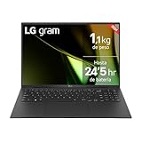 LG Gram 16Z90S-G.AA55B Ultraleichtes Notebook, 40,6 cm (16 Zoll), 2560 x 1600, entspiegeltes IPS-Panel, Intel® Core™ Ultra, 16 GB RAM, 512 GB SSD, 1,199 g, Akku 24,5 Stunden, Windows 11,