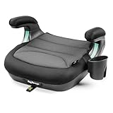 Peg Perego Viaggio Shuttle Autositz, Auto-Sitzerhöhung mit ISOFIX für Kinder von 125 bis 150 cm (6-12 Jahre), 22-36 kg, Crystal Black