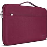 DOMISO Tasche Hülle für 10,1 Zoll Notebook iPad, Wasserdicht Laptophülle Laptop Sleeve Case Schutzhülle für 10,5' 11' iPad Pro Air 2018-2021/10,2' iPad/Surface Go 2 3/Galaxy Tab S6 Lite,Weinrot