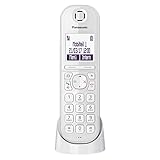 Panasonic KX-TGQ200GW DECT IP-Telefon (schnurlos, CAT-iq 2.0 kompatibel, Freisprechmodus, Anrufersperre, Eco-Plus, digitales Telefon) weiß, único