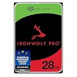 Seagate IronWolf Pro 28 TB, NAS interne Festplatte, 3.5 Zoll, 7200 U/Min, CMR, 512 MB Cache, SATA 6 GB/S, inkl. Rescue Service (ST28000NTZ00)