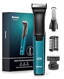 kensen Intimrasierer Mann, Rasierer Herren Intimbereich 2 In 1 Körperrasierer Herren Nass- & Trockenanwendung Intim Rasierer Männer Typ-C Body Rasierer Herren Aufsteckkämme Brust Achselhöhle Leiste