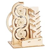 Sarsumir 3D Puzzle Holzpuzzle Mechanische Modellbau Zahnrad Mechanische Construktion Handwerk Modelle Holzbausatz zu Bauen von Wasserrad Baugruppen DIY Bausatz für Kinder Jugendliche Erwachsene