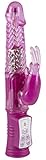 You2Toys Sugar Babe purple - softer Vibrator mit Klitoris-Reizer für sie, Perlen-Stimulator mit Kitzler-Reizarm, 8 Vibrationsstufen, 4 Rotationsmodi, pink
