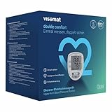 visomat 24050 double comfort - Blutdruckmessgerät Oberarm, präzise 2-fach Messung wie beim Arzt dank Mikrofonmanschette (23-43cm) höchste Messgenauigkeit