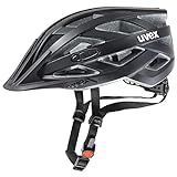 uvex i-vo cc - leichter Allround-Helm für Damen und Herren - individuelle Größenanpassung - erweiterbar mit LED-Licht - black matt - 56-60 cm