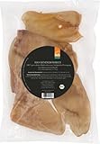 defu Hundesnack | 1 x 170 g | Bio Rinderohren getrocknet | Natürlicher Premium Bio Kausnack für Hunde