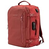 BidMamba Ryanair Handgepäckrucksack 40x20x25, Rucksacktasche 20L Easyjet Low Cost Flights - Rot