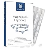 Healthspan Magnesiumglycinat 1500 mg (120 Tabletten) | Verringert Müdigkeit & Ermüdung | Unterstützt normale Muskelfunktion & psychische Funktion | Sanft zu Ihrem Magen | Vegan