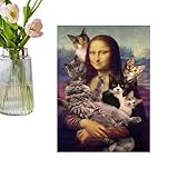 Genérico Damen-Wandkunst | lustige Ölbilder mit Frauen | Wanddekoration mit lustigen Gemälden | für Schlafzimmer, Hotel, Bad, Arbeitsplatz, Zuhause