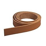 Rayher Pin and Peg 83035538 Kunstlederriemen für Stecktafel, Basteln und Nähen, 138 cm langer brauner Kunstlederband