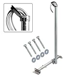 Premium X Basic X120-48 SAT TV Teleskop-Dachsparrenhalter 120cm Mast 48mm Stahl Dach-Sparren-Halterung für Satelliten-Antenne Satellitenschüssel inkl. ALU-Mastkappe Befestigung