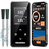 Housolution Fleischthermometer Kabellos, Smarte APP & Basis, Grillthermometer Bratenthermometer Bluetooth, Fleisch Thermometer Kerntemperaturmesser Drahtlos für Backofen Grill Rotisserie