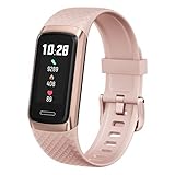 TOOBUR Fitness Tracker Aktivitätstracker mit Pulsmesser Schlaftracker 14 Sportmodi Sportuhr Ip68 Wasserdicht Schrittzähler Armband Kompatibel Android IOS Fitnessuhr für Damen