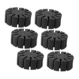 Parliky 6 Stück Eva Pfeiltrennständer Runder Pfeilhalter Schwarzer Pfeilverteiler für Outdoor Bogenschießen Pfeilschutz und Effiziente Pfeilaufbewahrung