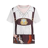 Oktoberfest Hemd Herren Kurzarm, Hawaii Hemd Männer Lustig mit Bier Print Trachtenhemd Modern Fit, Festival 90er 80er Jahre Hawaii Outfit Große Größen Hemden Retro Oktoberfest Hemd Party Hawaiihemd