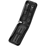 XZDEAIR 6 PCs Maniküre Set tragbare Luxus -Maniküre -Sets Pediküre -Werkzeuge Nagel Clipper Set persönliche Pflegewerkzeuge Augenbrauenschere Augenbrauen