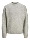JACK & JONES Male Strickpullover Einfarbig Strickpullover