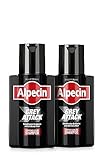 Alpecin Grey Attack Coffein & Color Shampoo, 2 x 200 ml - Graduelle Haarverdunkelung - Natürliches Farbergebnis ab 2-4 Wochen - Erblich bedingtem Haarausfall wird vorgebeugt