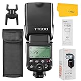 Godox TT600 2.4G Wireless Flash Speedlite Master/Slave Blitz mit integriertem Auslösesystem Kompatibel für Canon Nikon Pentax Olympus Fujifilm Panasonic (TT600)