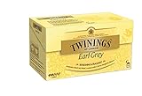 Twinings Earl Grey - Schwarzer Tee im Teebeutel verfeinert mit Bergamotte-Aroma - erfrischender Schwarztee aus China, 25 Teebeutel (50 g)