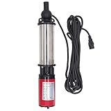 DC24V 300W DC Tiefbrunnenpumpe 4m³/h 15m Hub Kupfermotor Solarwasserpumpe für Haushalte Bauernhöfe Campingfahrzeuge