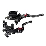 VOBOR Kupplungshebel Motorrad Bremskupplungs Hauptzylinder Reservoirhebel Motorrad Einziehbarer Bremshebel 1 Paar 22 Mm (7/8 ') Kupplungshebel