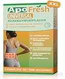 ApoFresh® Universal Wärmepflaster – 3er XXL-Pack – 12h Tiefenwärme gegen Rückenschmerzen & Verspannungen – Medizinprodukt, Rückenpflaster Schmerzen selbstklebend für Rücken, Nacken, Schulter & Hüfte