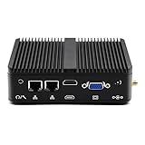 WEIDIAN Mini Industrie PC Lüfterloser PC Celeron J4125 8GB RAM 256GB SSD 2LAN HD VGA Win11 Mini PC Lüfterlos Hohe Leistung Kompaktes Design Embedded Industrie Mini Computer für Industrie anwendungen