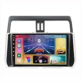 YIANKWY Für Land Cruiser Prado 150 2017-2018 Android 14 Autoradio Stereo-Headunit Radio 9 Zoll HD Touchscreen GPS Navigation Mit Bluetooth WiFi Lenkradsteuerung Unterstützt GPS USB FM AM