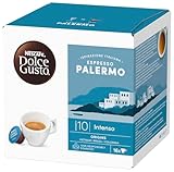 NESCAFÉ DOLCE GUSTO Inspirazione Italiana Espresso Palermo Kaffeekapseln 1er Pack (1 x 16 Portionen)