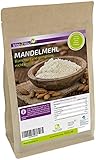 Vita2You Mandelmehl 1kg - blanchiert und naturbelassen - Mandeln gemahlen zum Backen - 1000g - Premium Qualität