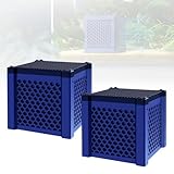 2 Stück Aktivkohle Filterwürfel für Pferdetränken Aquarien und Teiche, Umweltfreundlicher Wasserfilter zur Reinigung von Verunreinigungen Gerüchen Purize Aktivkohlefilter für Wasserreinigung