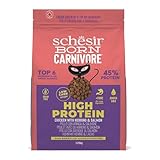 Schesir Born Carnivore Huhn und Hering, Trockenfutter für ausgewachsene Katzen, gebacken, 1,25 kg Beutel