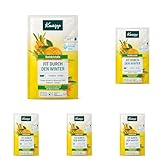 Kneipp Badekristalle Fit durch den Winter - mit wertvollem Sanddorn-Extrakt und natürlichem ätherischem Orangenöl - 60g (Packung mit 5)