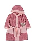 Sterntaler Baby - Mädchen Bademantel Mabel Bathrobe, Rosa, 74/80 EU