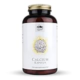 KRÄUTERHANDEL SANKT ANTON Calcium, 300 Kapseln, 1000 mg Kalzium Tagesdosis, Hochdosiert, Laborgeprüft, Deutsche Premium Qualität