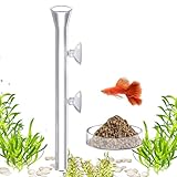 Fischfutterspender – Automatischer Fischspender mit direktionalem Saugnapf aus transparentem Acryl – Direktionaler Spender mit transparentem Acryl-Saugnapf für Lebensmittel