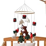 Spieluhr für Kinderbett Jungen – Weihnachtsspiel als Geschenk – Sound Rentier aus Weihnachtsbaum für Wand Kinderzimmer Geburtstag