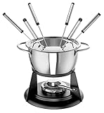 Rohe Fonduetopf Fenja aus Edelstahl hergestellt, mit einem Volumen von: 1.8L, in der Größe: 18cm, 208281-18, Silber