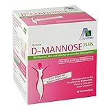 Avitale D-Mannose Plus 2000 mg Stick mit Niacin und Biotin zur Förderung der Blasenschleimhaut, 148.2 g 59706