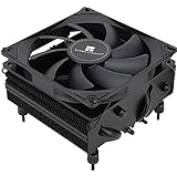 Thermalright AXP90-X53 Black Low Profile CPU-Luftkühler, 53mm Höhe, TL-9015B Slin PWM Lüfter, AGHP Technologie, für AMD AM4/Intel 1150/1151/1155/1156/1200