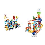 VTech Marble Rush - Rocket Set M100 E – Interaktive Murmelbahn mit spannenden Bahnelementen & Marble Rush - Adventure Set S100 – Interaktive Murmelbahn mit spannenden Bahnelementen