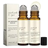 Liftora 10s Faltenserum, Augenringe Entfernen, Augen Roll On kühlend, Augenroller gegen Falten und Augenringe, Soforteffekt, Anti Aging Augenpflege Augenserum, Spendet Tiefenfeuchtigkeit (2PC)