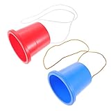 VICASKY 2Paare Stelzen rutschfeste Eimer Stelzen Für Gleichgewichtstraining Entwickeln Von Koordination Und Beweglichkeit Für Drinnen Und Draußen