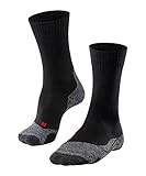 FALKE Herren Wandersocken TK2 Explore M SO Wolle antiblasen dick 1 Paar, Schwarz (Black-Mix 3010), 44-45