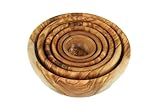 D.O.M.® Schalen rund im 6er Set aus Olivenholz