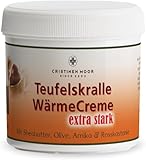 CristinenMoor Teufelskralle WärmeCreme extra stark 200 ml I Wärmesalbe für Nacken und Lendenbereich I bei Verspannungen der Muskulatur und Rückenproblemen