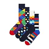 Happy Socks Unisex 4-Pack Multi-Color Gift Set Socken, 7-11 (4er Pack)