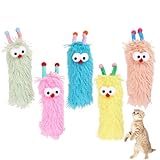 Generisch Plüsch -Katzenspielzeug - Interaktives Spielzeug Mit Katzengras | Peluche Kissen Für Kätzchen | Beruhigender Spielzeug Für Zahnpflege, Katzenübung, Innenkatzeversorgung